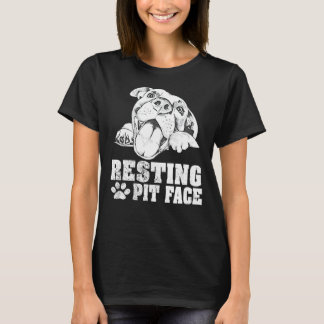 Ruhige Pit Face Funny Pitbull Funny Sweat T-Shirt