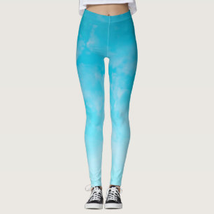 *~* ruhige Reichweite für das Himmel-Aquarell Leggings