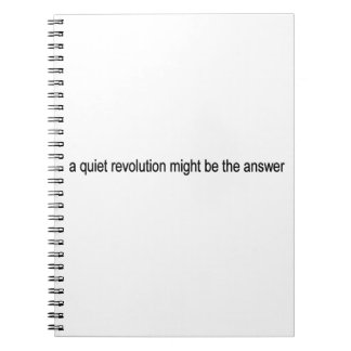Ruhige Revolution Notizblock