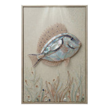 Ruhige Riff-Fisch-Wandkunst