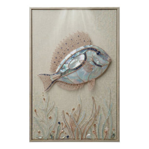 Ruhige Riff-Fisch-Wandkunst Poster