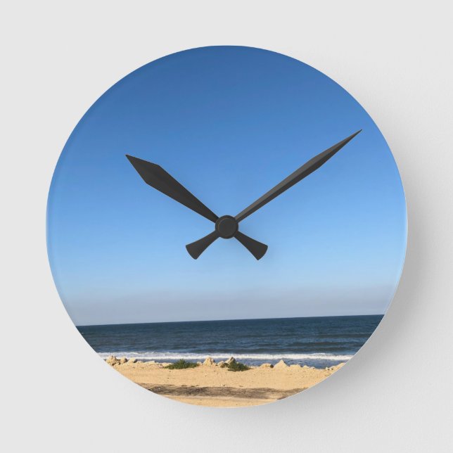 Ruhige schicke, moderne Strandwache blaue Uhr (Vorderseite)