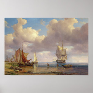 Ruhige See, 1836 Poster