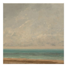 Ruhige See 1866 Gustave Courbet Nationalgalerie