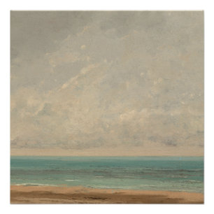 Ruhige See 1866 Gustave Courbet Nationalgalerie Poster