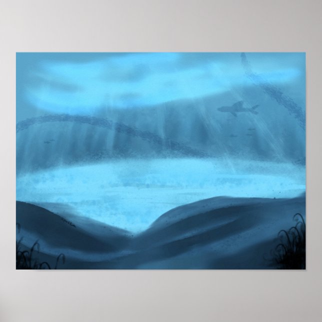 ruhige See Poster (Vorne)