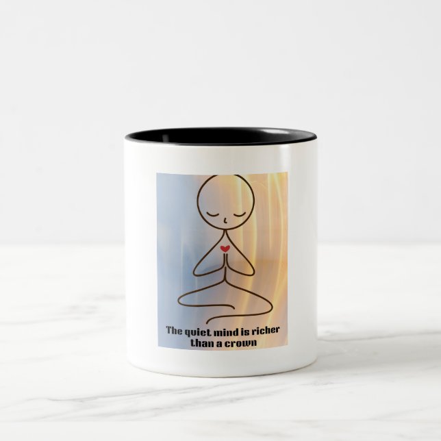 RUHIGE SICHT ZWEIFARBIGE TASSE (Mittel)