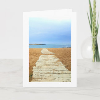Ruhige Strandpromenade - Anpassbare Karte