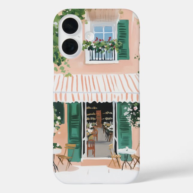 Ruhige Terrasse in Rom Case-Mate iPhone Hülle (Rückseite)