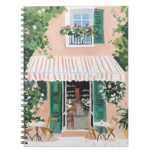Ruhige Terrasse in Rom Notizblock