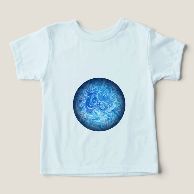 Ruhige Tide Fluid Art (Design Vorderseite)