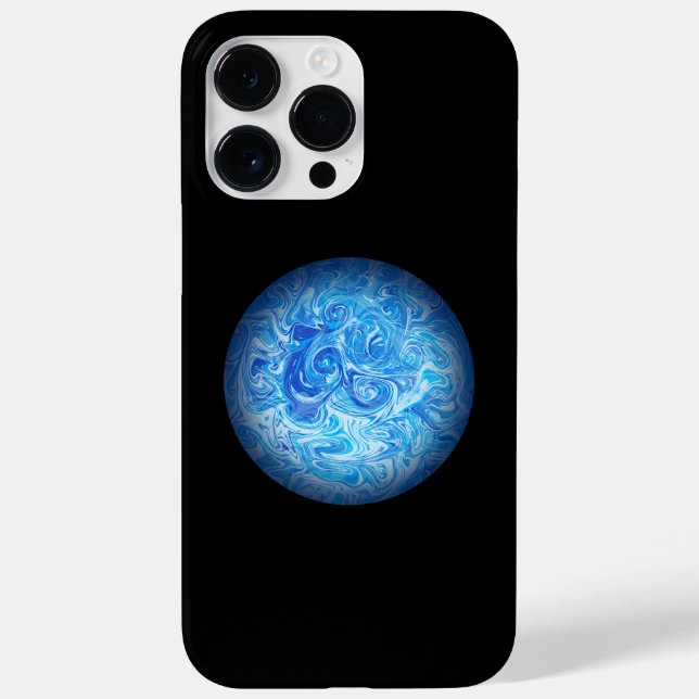 Ruhige Tide Fluid Art Phone Case iPhone 14 Pro Max (Rückseite)