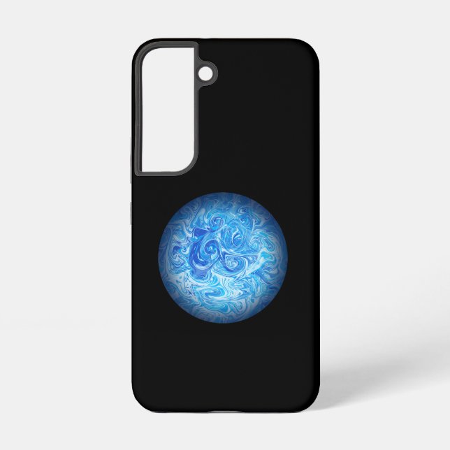 Ruhige Tide Fluid Art Phone Case Samsung Galaxy S2 Hülle (Rückseite)