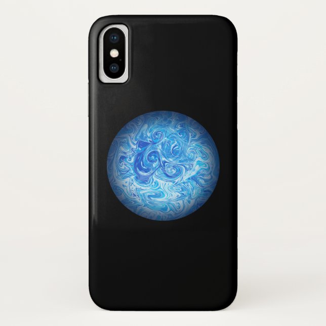 Ruhige Tide Fluid Art Telefonhülle iPhone X Case-Mate iPhone Hülle (Rückseite)