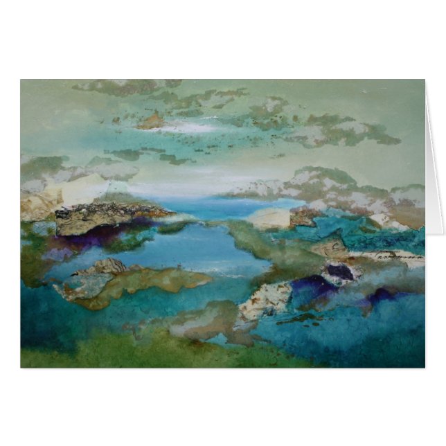 Ruhige tiefe Karte (Vorderseite (Horizontal))