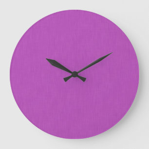 Ruhige und einfache visuelle Lavendel-Textur-Hinte Große Wanduhr