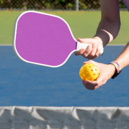Ruhige und einfache visuelle Lavendel-Textur-Hinte Pickleball Schläger