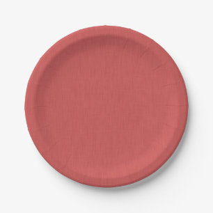 Ruhige und einfache visuelle rote texturierte Hint Pappteller