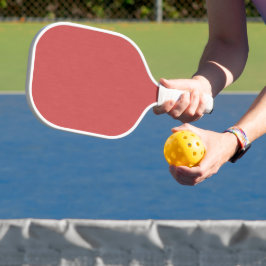 Ruhige und einfache visuelle rote texturierte Hint Pickleball Schläger