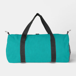 Ruhige und einfache visuelle türkisfarbene texturi duffle bag