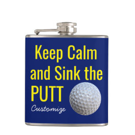 Ruhige und glatte den mit Putt Vinyl ummantelten K Flachmann