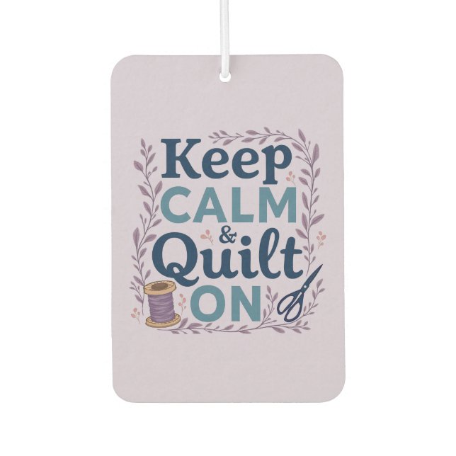 Ruhige und ruhige Lage bei Vintager Überlaufkonstr Autolufterfrischer (Vorderseite)