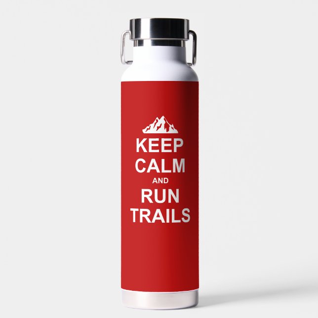Ruhige und ultra laufende Trails behalten Trinkflasche (Vorne)