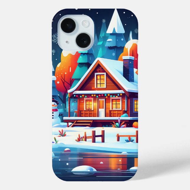 Ruhige Weihnachten Case-Mate iPhone Hülle (Rückseite)