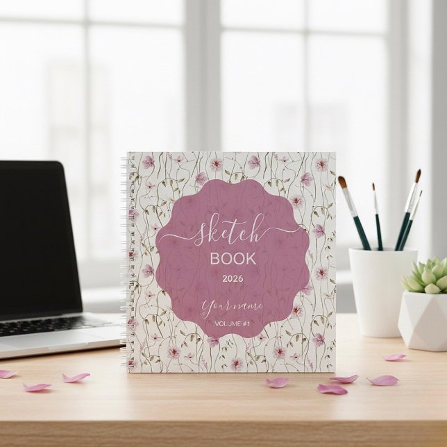 Ruhige Wildblumen Notizbuch (Von Creator hochgeladen)