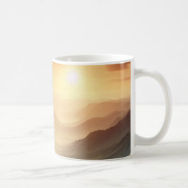 ruhige Wüste Kaffeetasse