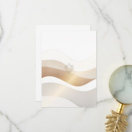 Ruhige Wüstenwellen mit Fennec Essence | Minimal S Dankeskarte