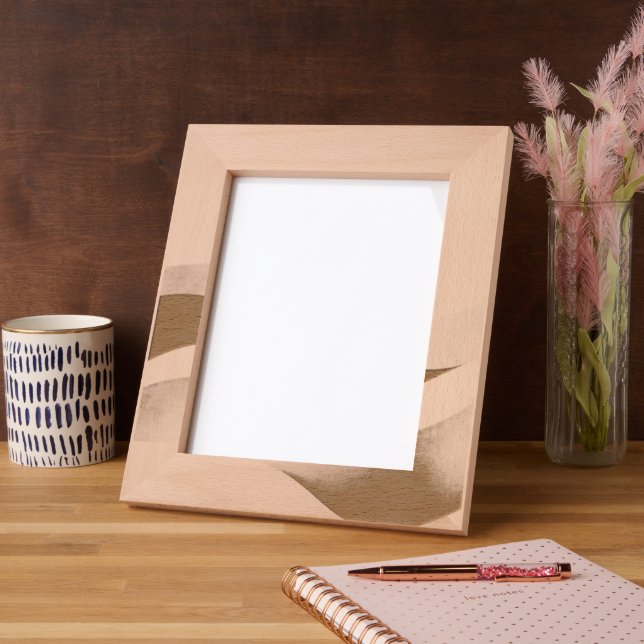 Ruhige Wüstenwellen mit Fennec Essence | Minimal S Geätzte Rahmen (Links)