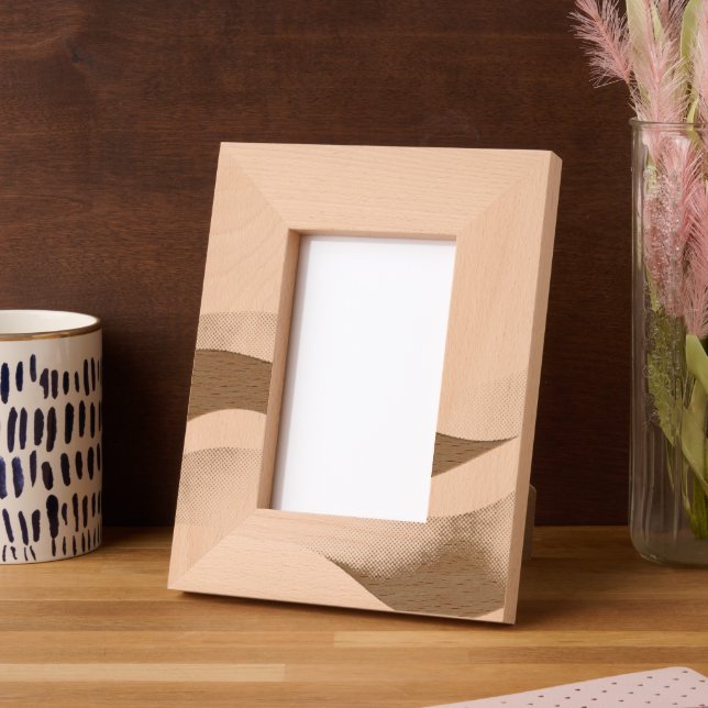 Ruhige Wüstenwellen mit Fennec Essence | Minimal S Geätzte Rahmen (Linke Ecke)