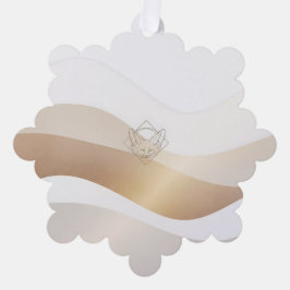 Ruhige Wüstenwellen mit Fennec Essence | Minimal S Ornament Karte