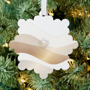 Ruhige Wüstenwellen mit Fennec Essence Minimal S Ornament Karte