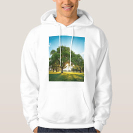 Ruhige Zeit mit einem großen Baum – Natur T-Shirt Hoodie