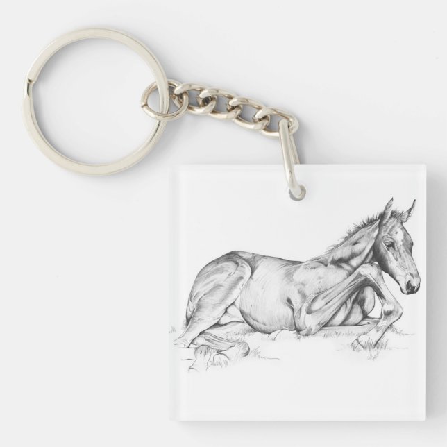 Ruhige Zeit Schlüsselanhänger (Vorderseite)