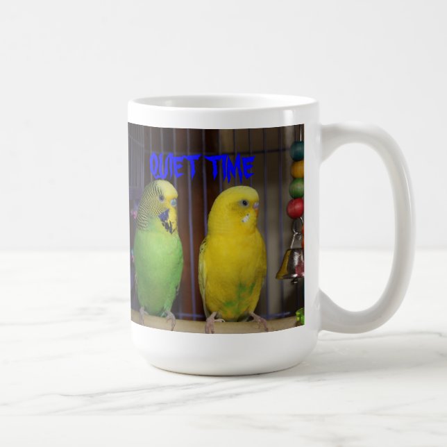 RUHIGE ZEITPARAKEET Tasse (Rechts)