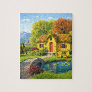 Ruhige Zuflucht: Wunderschöne Naturlandschaft-Puzz Puzzle