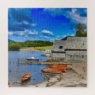 Ruhiger Bliss im Derwentwater Puzzle