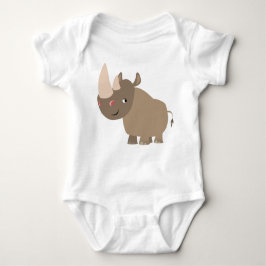Ruhiger Cartoon Rhino Baby Apparel Baby Strampler