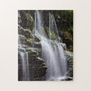 Ruhiger erfrischender Wasserfall - 11 x 14 Zoll Puzzle
