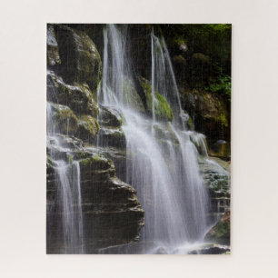 Ruhiger erfrischender Wasserfall - 16x20 Zoll Puzzle