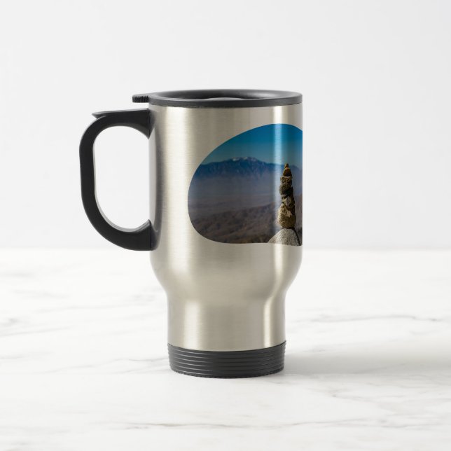 Ruhiger Geist Ausgeglichenes Leben Tasse (Links)