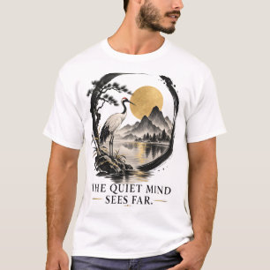 Ruhiger Geist sieht weit Dhammapada T-Shirt