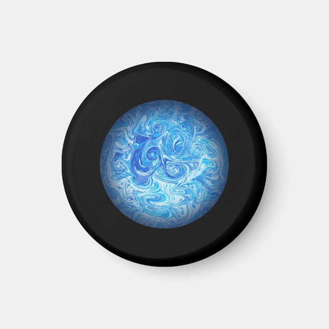 Ruhiger Gezeitenknopf Magnet (Vorne)