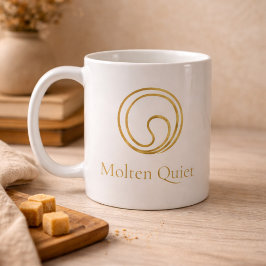 Ruhiger Gold-Swirbel-Klassik-Mug, 11 oz Kaffeetasse