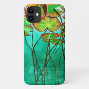 ruhiger grüner Teich mit Lilypaden Case-Mate iPhone Hülle