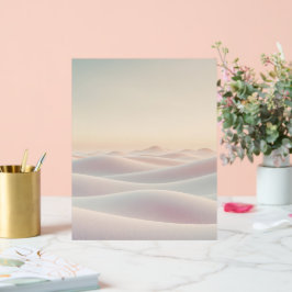 Ruhiger, heller Hintergrund mit Sanddünen Acrylschild