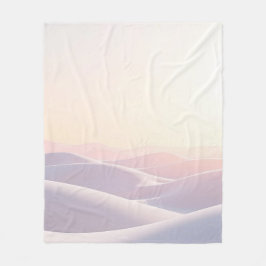 Ruhiger, heller Hintergrund mit Sanddünen Fleecedecke